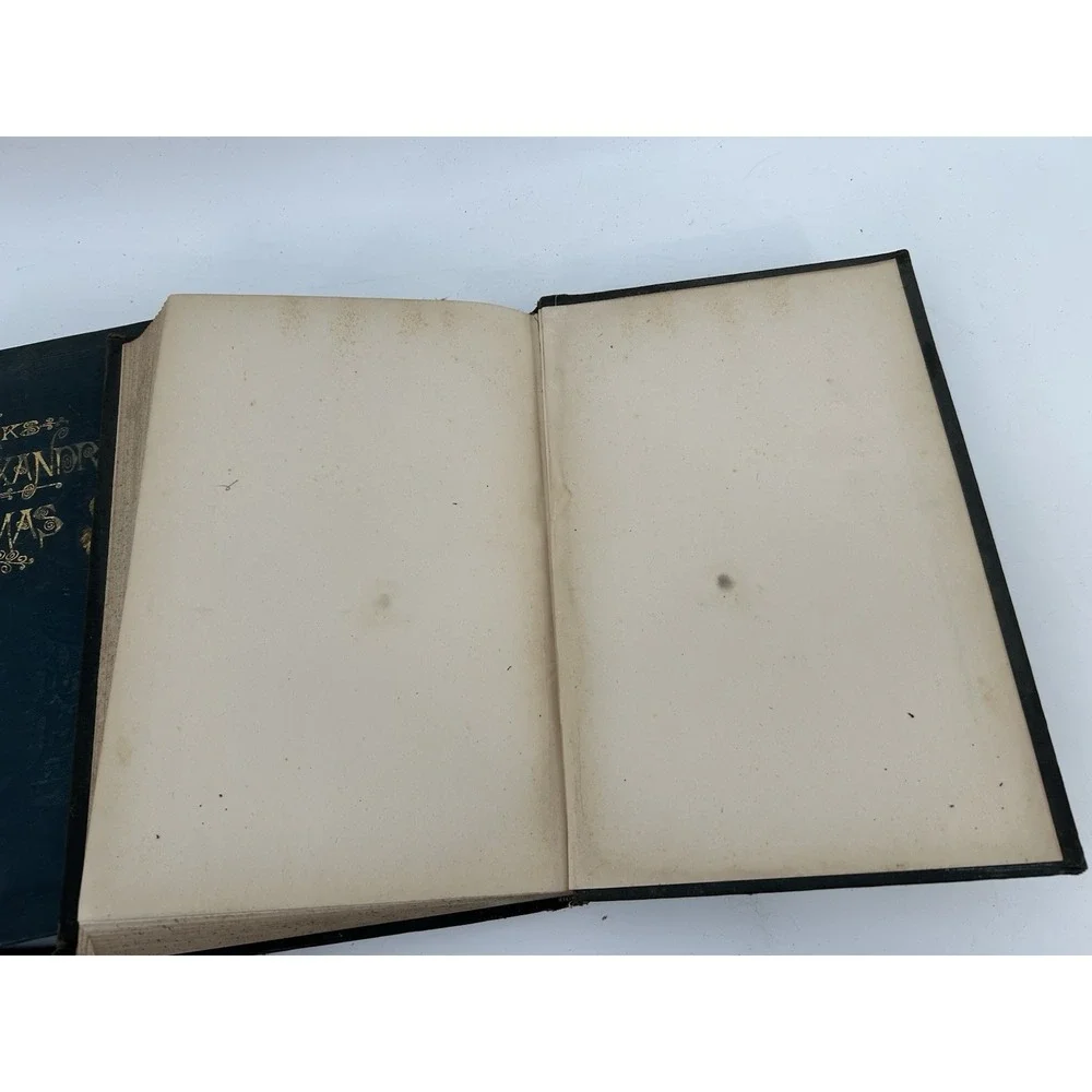 Antique 1893 The Works of Alexander Dumas Hardcover Books Volumes 5 6 & 8